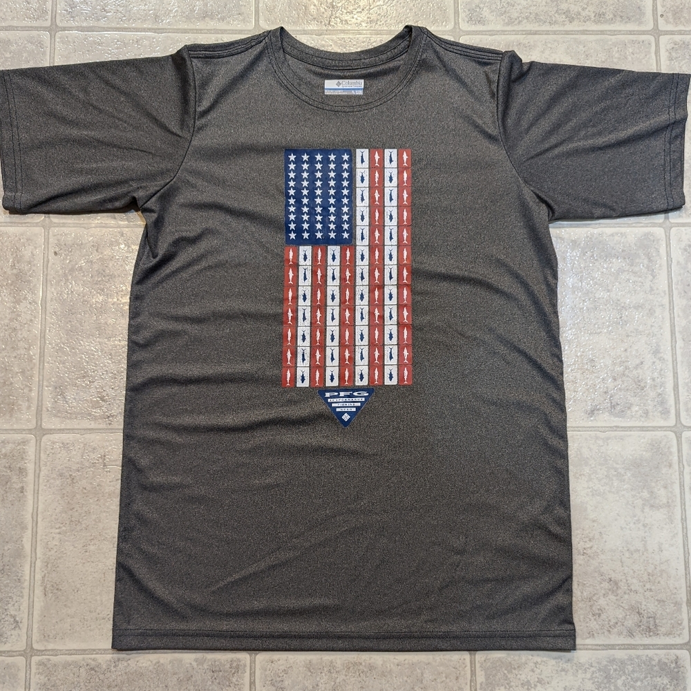 Columbia Youth Boys PFG Performance Fishing Gear Dri-Fit Shirt, Size XL (18/20)